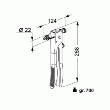 Pince pour insert fileté